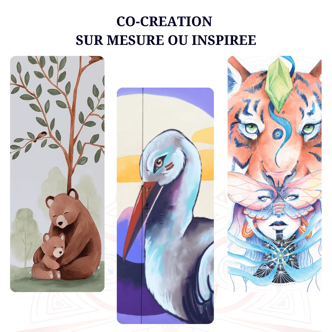 Natacha Perez - Illustration de fresque murale intérieure et extérieure, oeuvre à l'aquarelle pour des commandes sur mesure