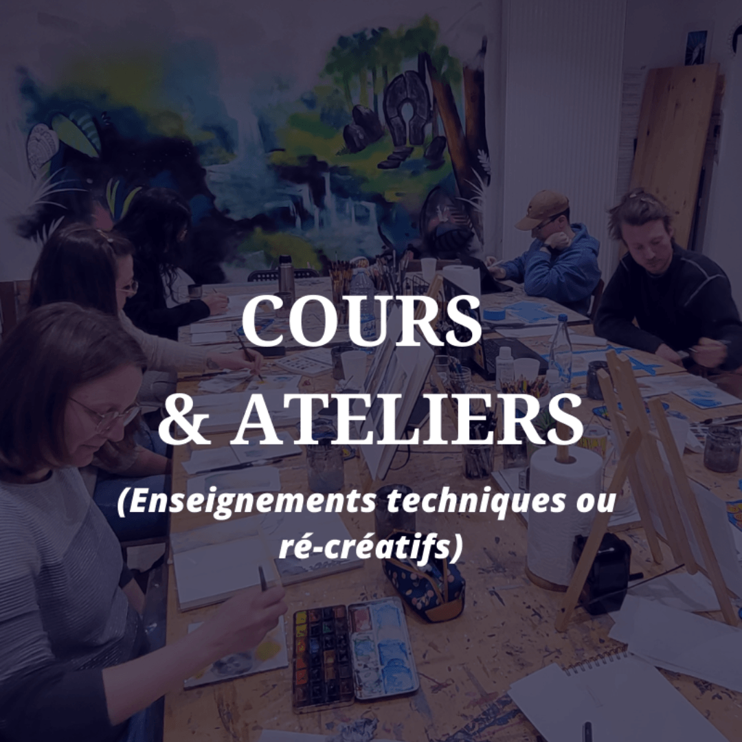 Natacha Perez - Photo d'illustration des cours et ateliers de peinture, aquarelle et dessin