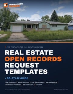 Real Estate Open Records Request Templates cover