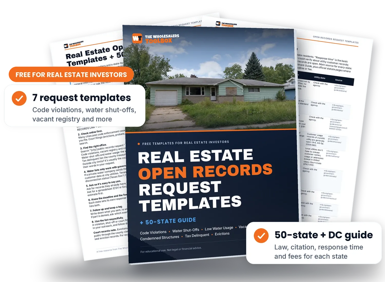The open records request templates pack: 7 request templates and a 50-state + DC guide