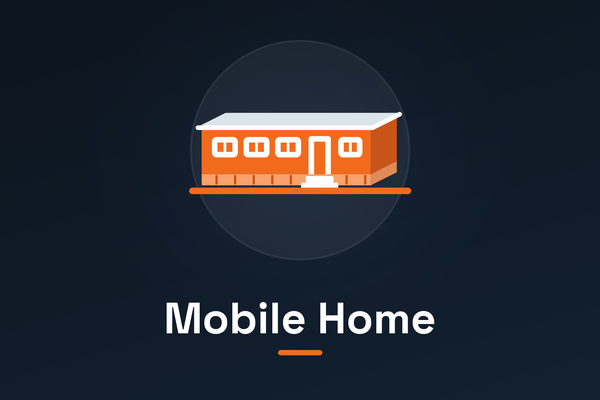 Mobile home site illustration