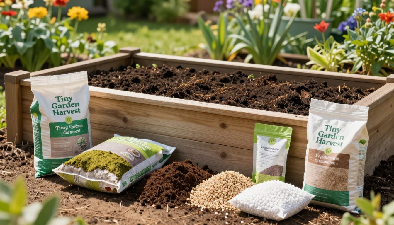 Soil amendments for Raised bed
