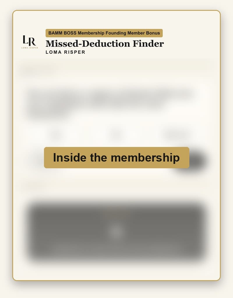 Missed-Deduction Finder (starter app) preview