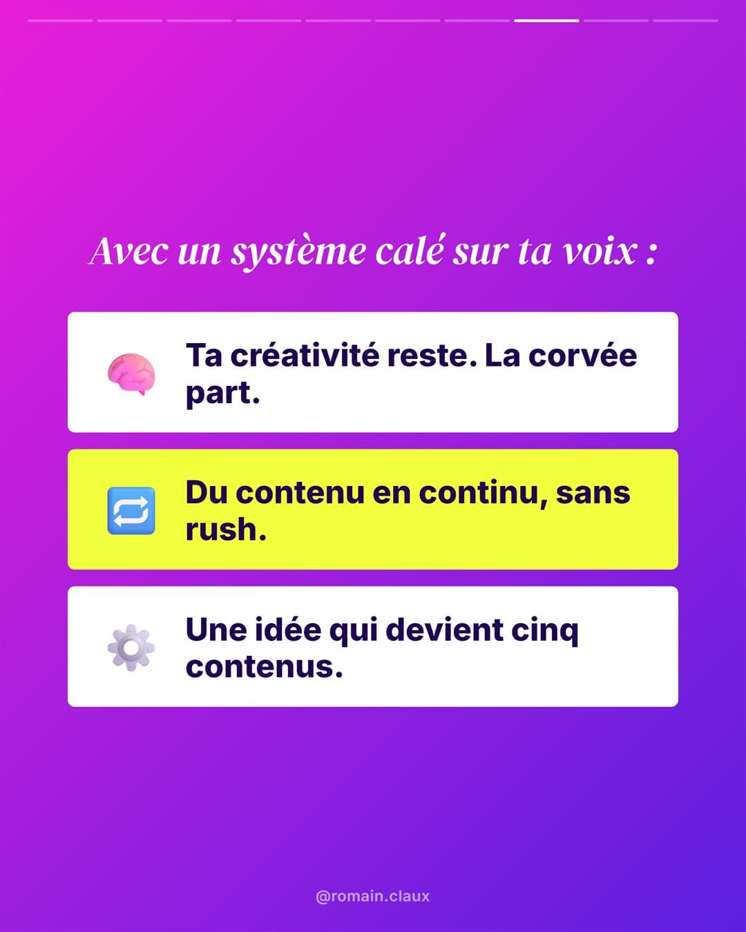 Slide 8 du carrousel exemple