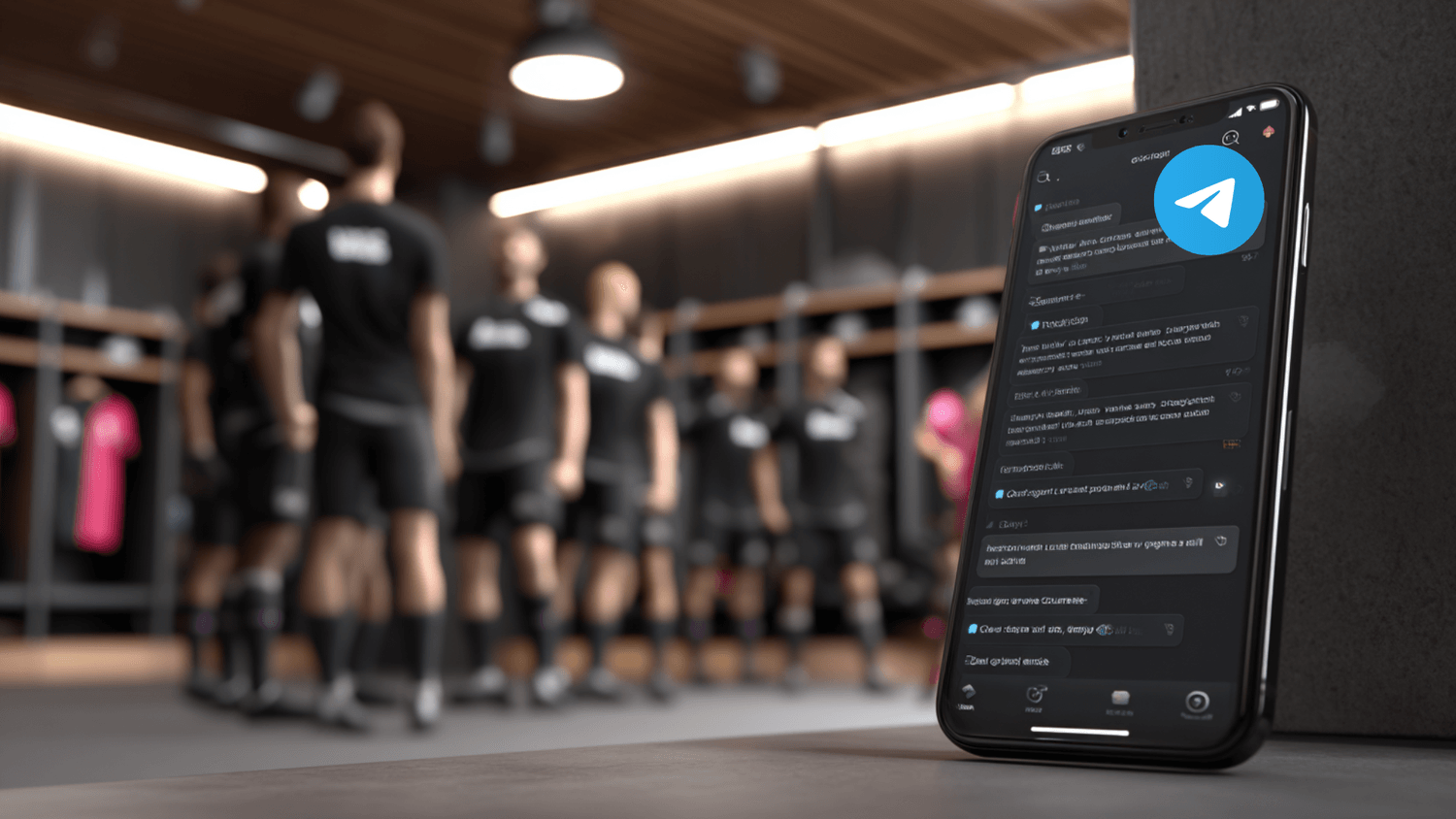 The locker room is our official telegram group chat that puts you amongst other total fooballer clients to network and communicate in an effort to call out your BS, accelerate your success, and to hold you accountable for your training.