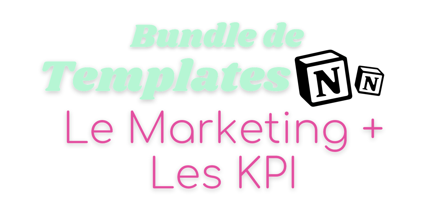 Logo pack Le Marketing + Les KPI