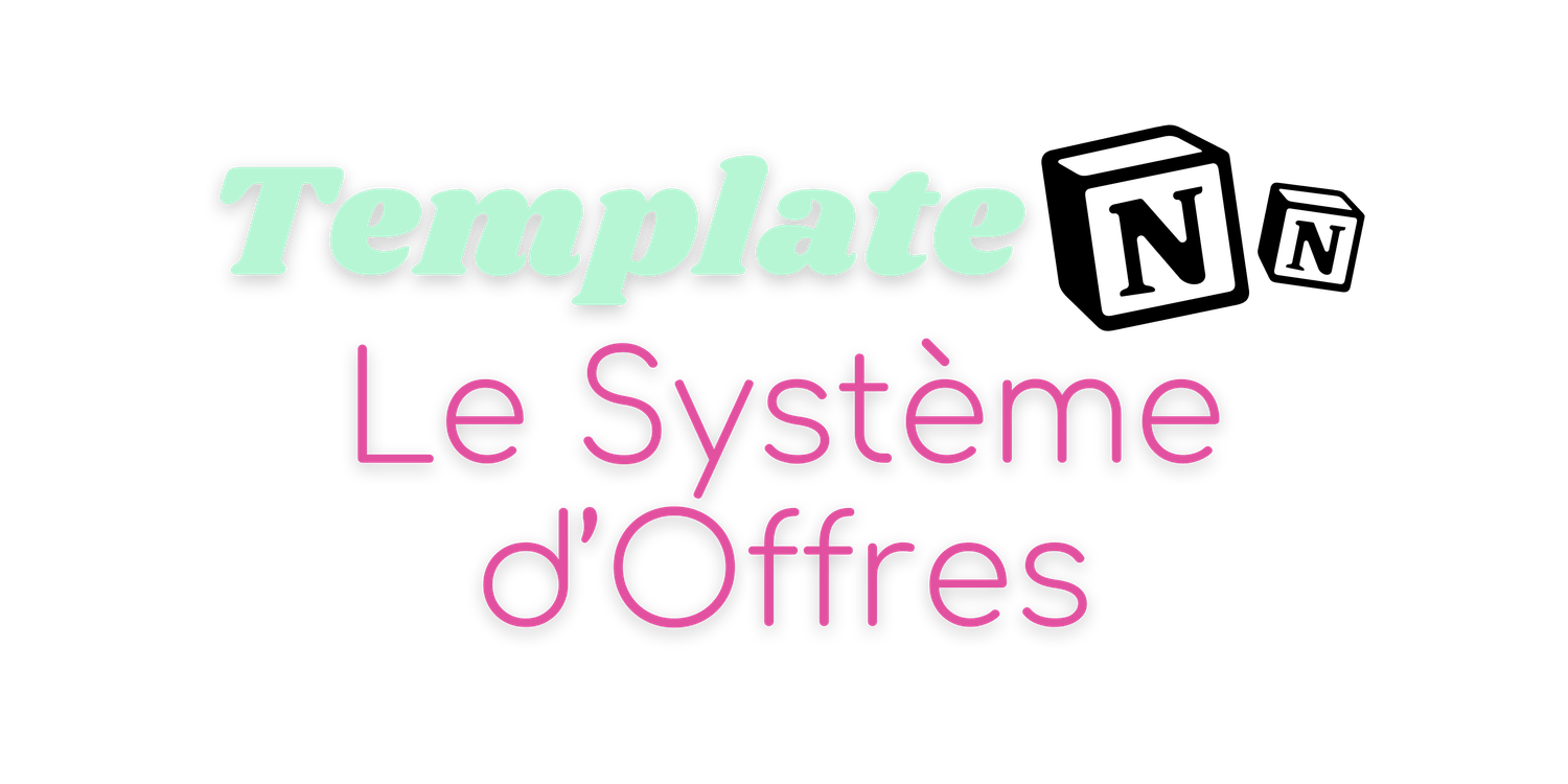 Logo template Offres