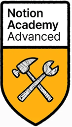 Badge Notion Advanced