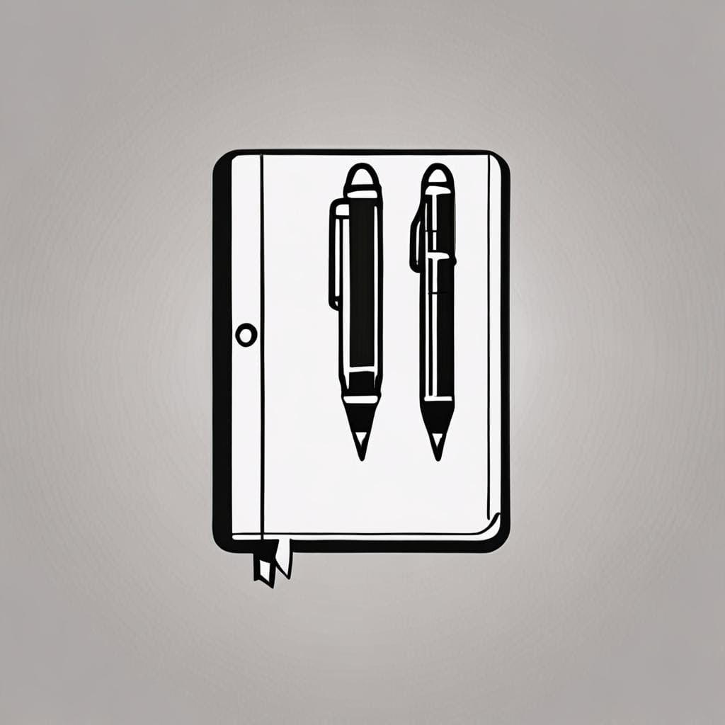 notebook pen