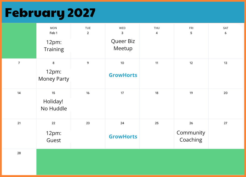 September Calendar Schedule