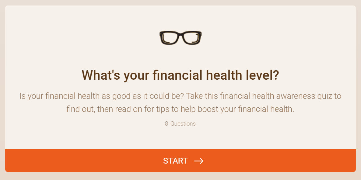 Financial health quiz | TitaRaketera