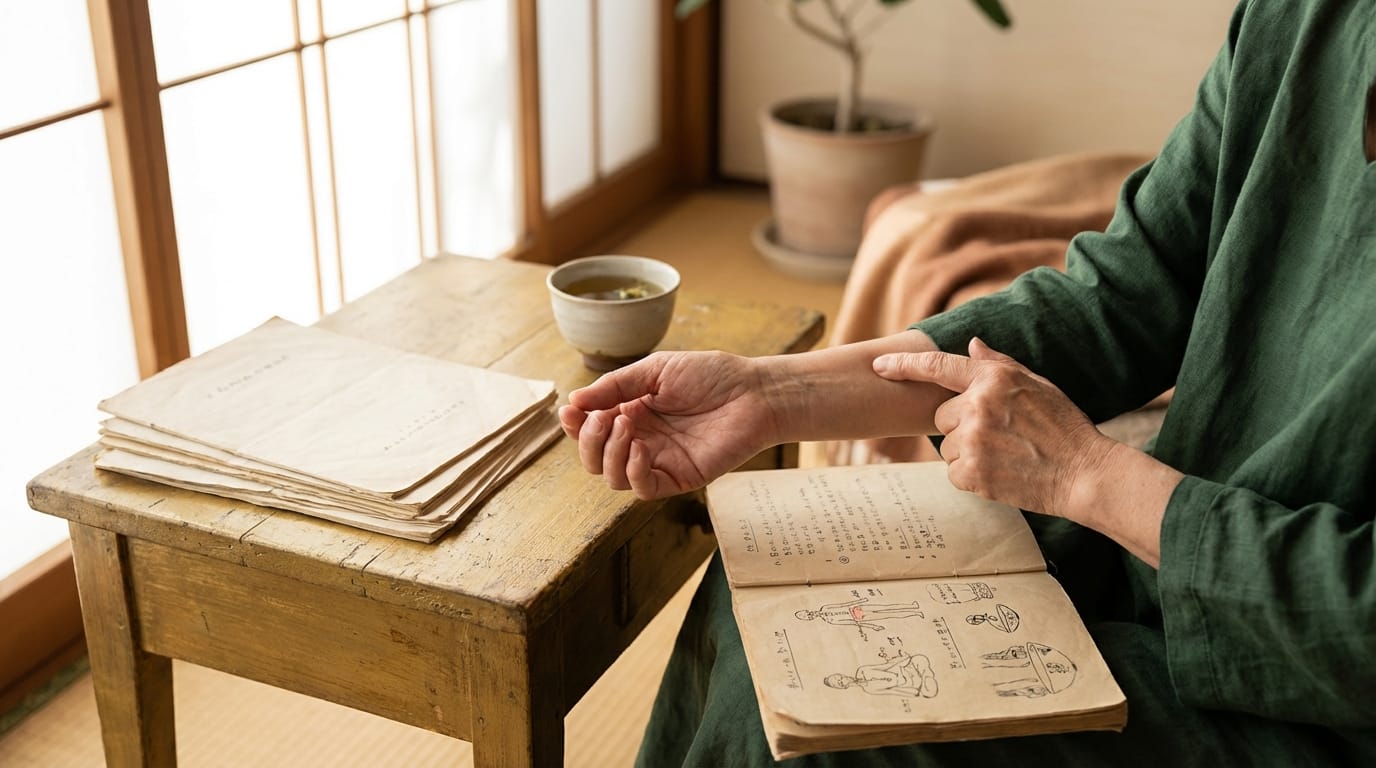 ツボ押し講座のイメージ