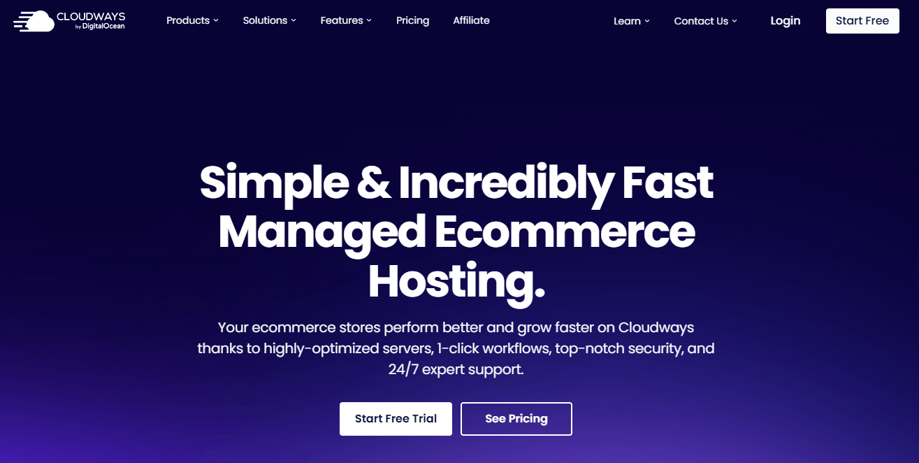 Cloudways Ecommerce Hosting
