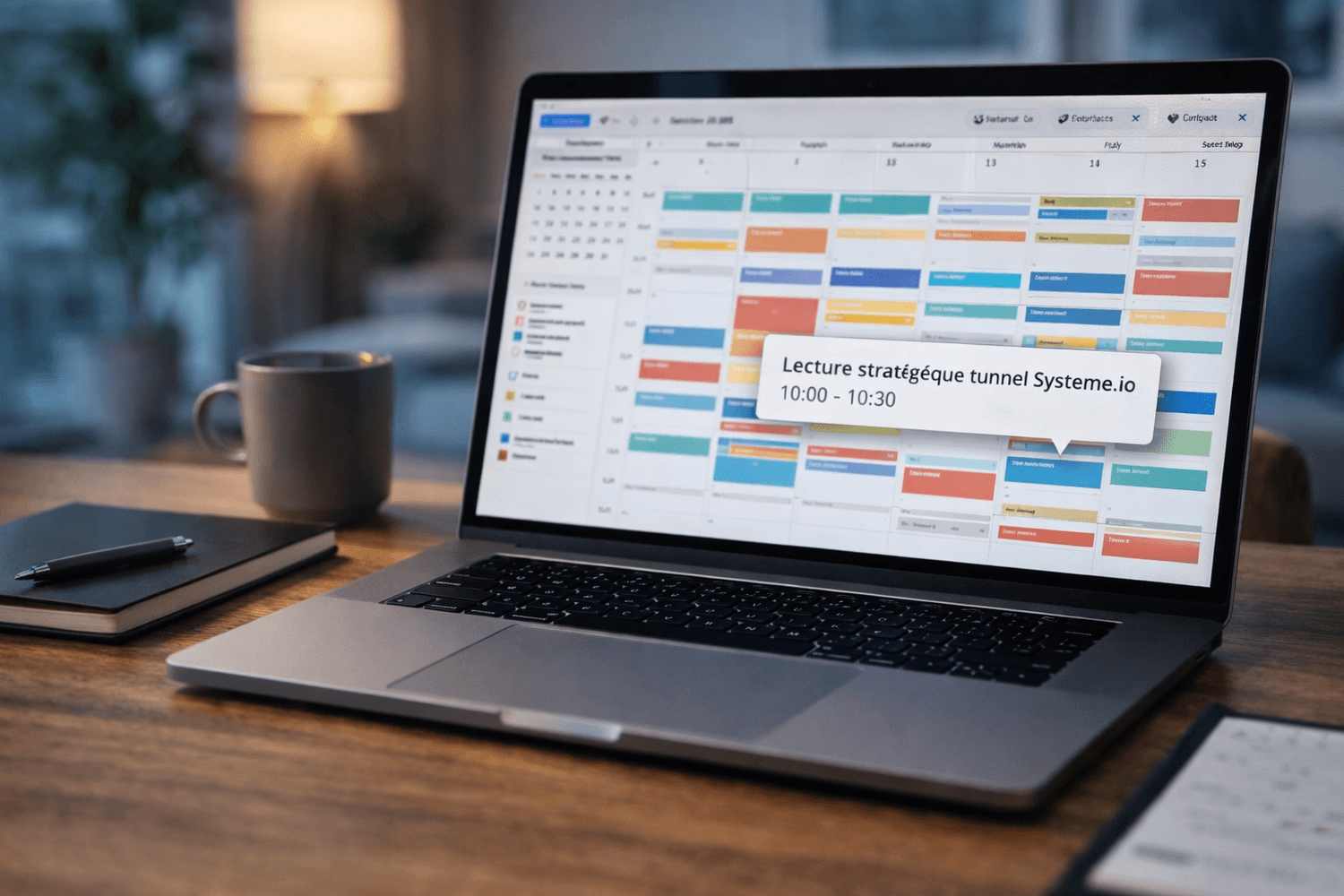 Prise de rendez-vous pour lecture stratégique de tunnel Systeme.io