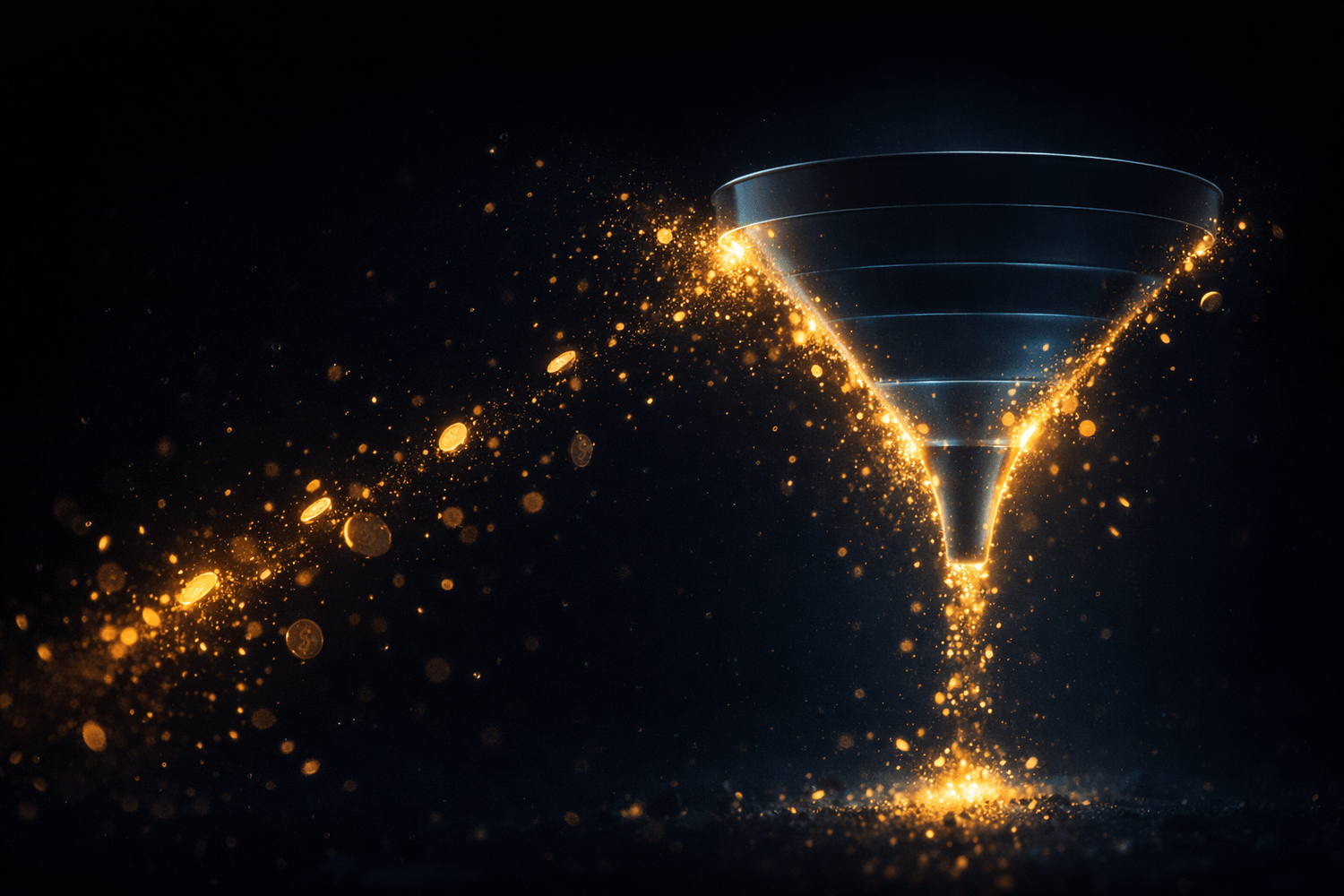 illustration d un parcours business qui fuit avec des prospects perdus dans la confusion