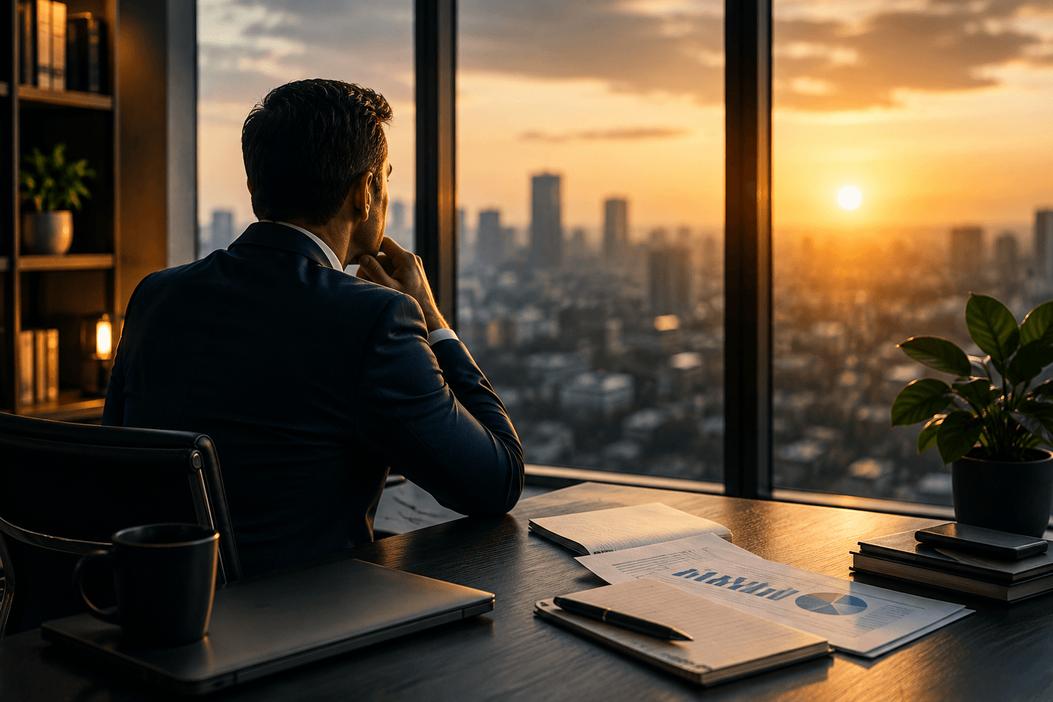 Dirigeant cherchant pourquoi son entreprise stagne et quelle priorité traiter en premier pour retrouver de la progression