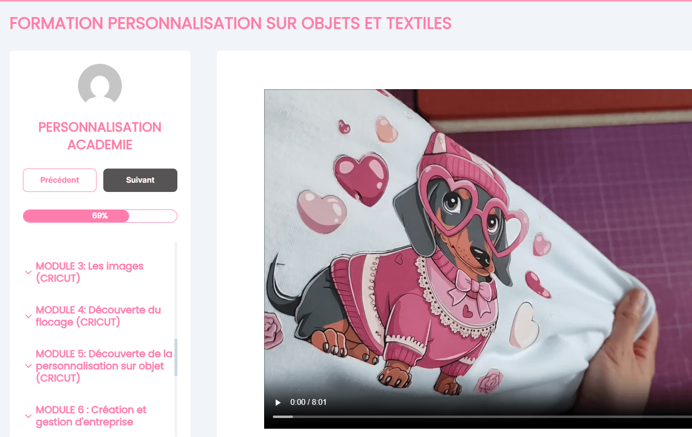 Trackeurs automatisés et créations Cricut
