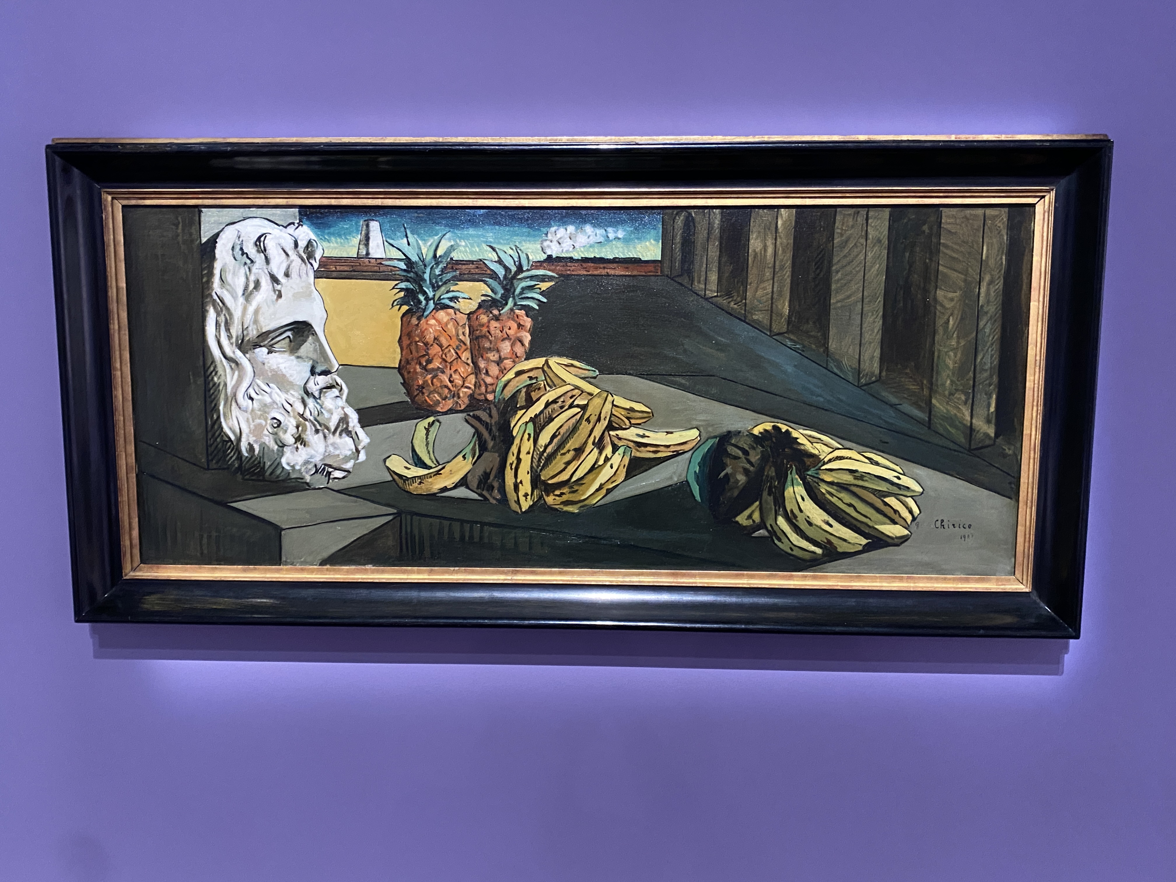 Dalí's banana painting | The Orthodox Snake Writing Agency