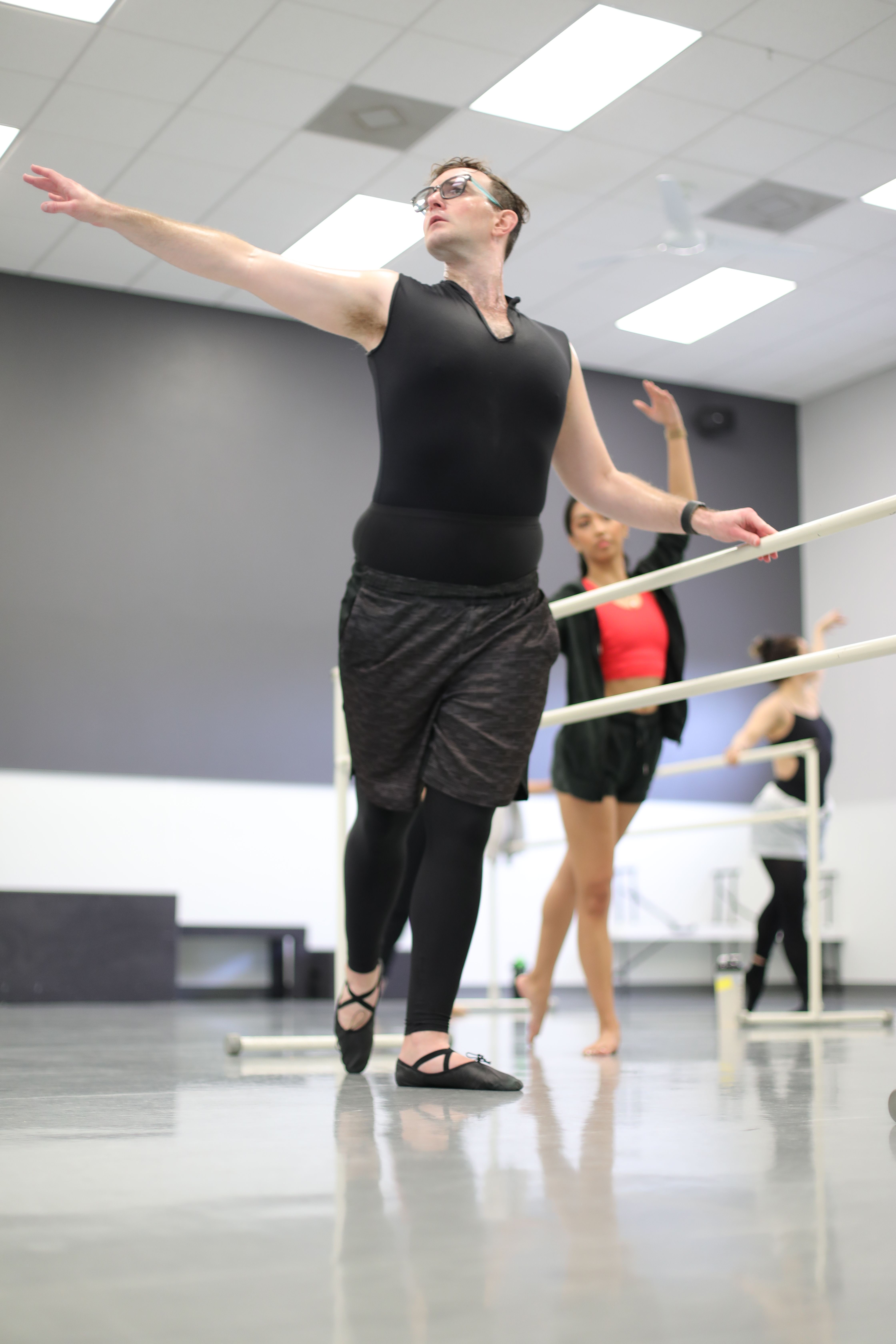 Dr. Boaz Goss at the ballet barre | The Orthodox Snake Writing Agency