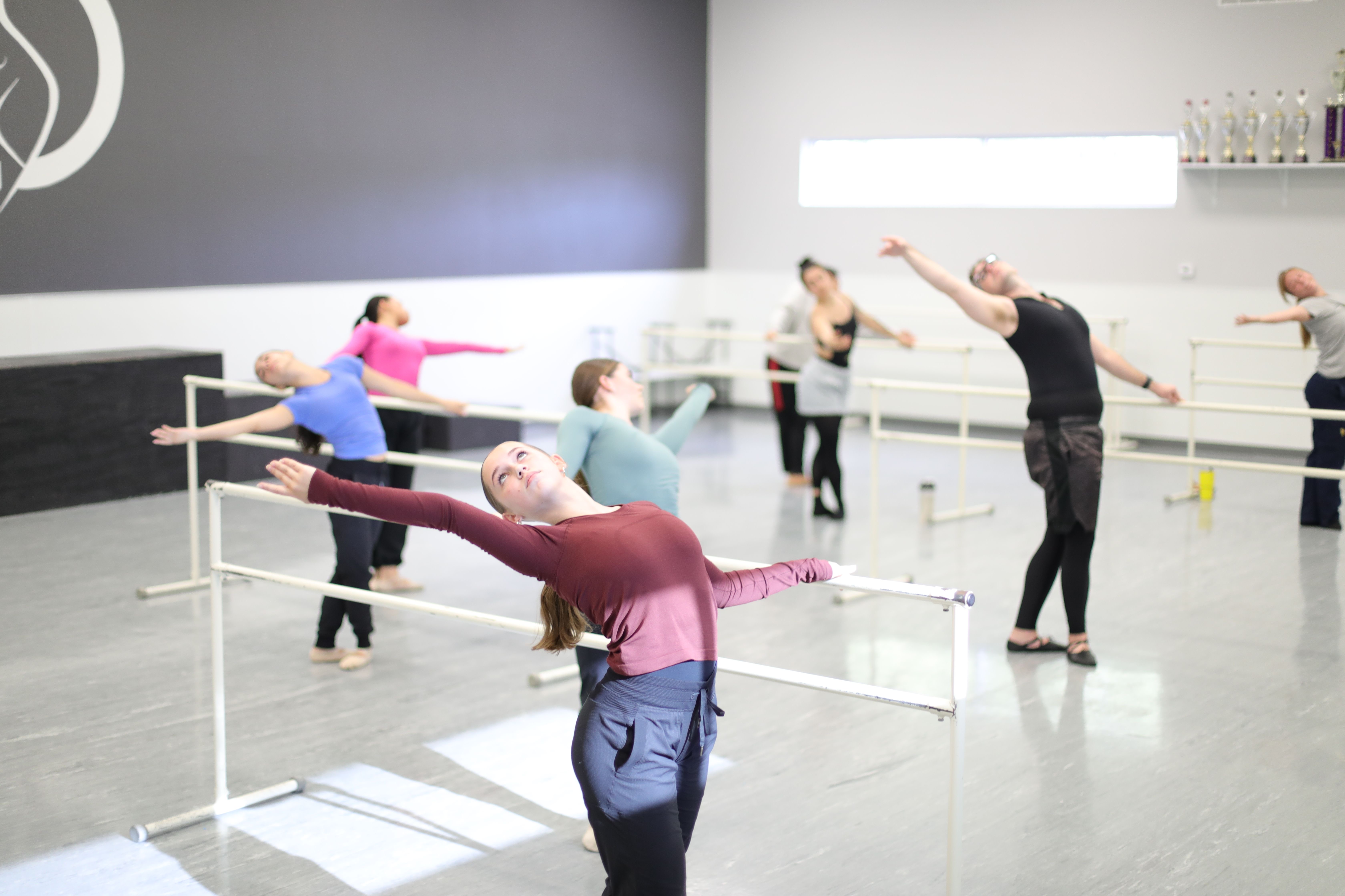 Dr. Boaz at the ballet barre practicing port de bras | The Orthodox Snake Writing Agency