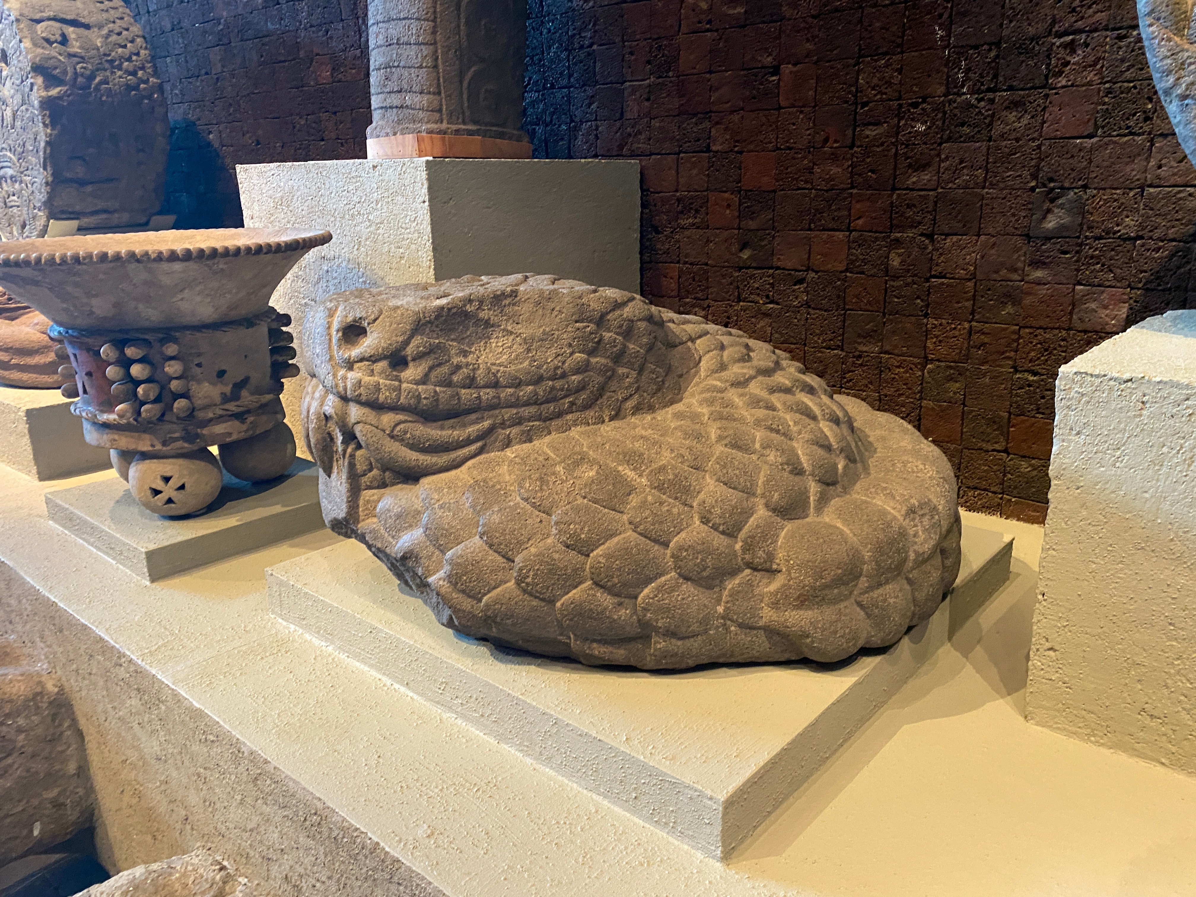 Mexican stone snake with prominent scales | The Orthodox Snake Writing Agency