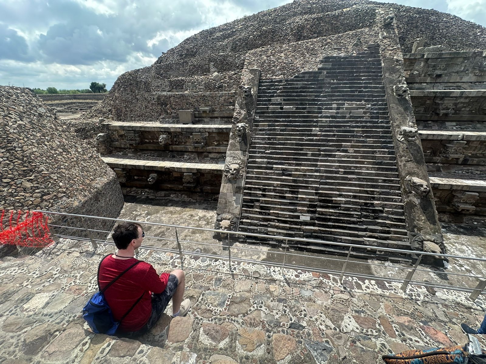Dr. Boaz Goss waits for show to start at serpent temple | The Orthodox Snake Writing Agency