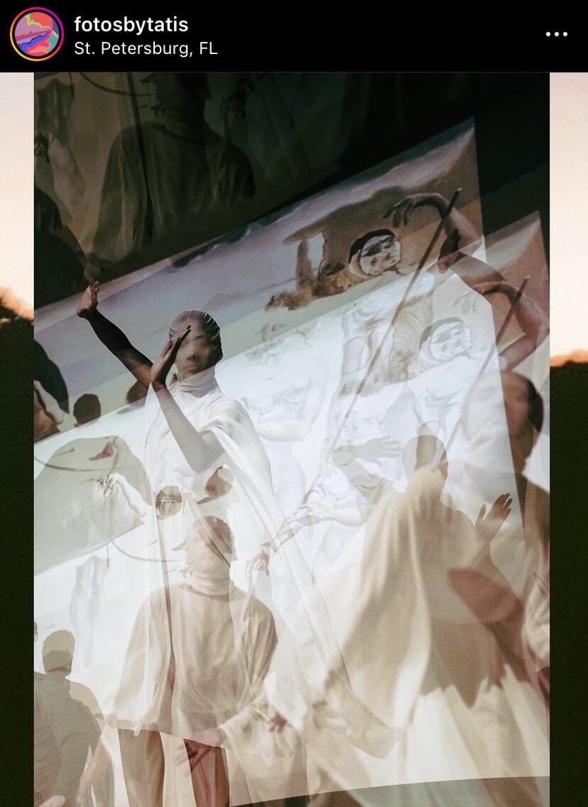 4th long exposure photo of our dance performance at The Dalí by fotosbytatis | The Orthodox Snake Writing Agency