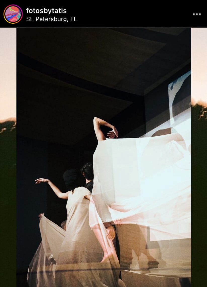 5th long exposure photo of our dance performance at The Dalí by fotosbytatis | The Orthodox Snake Writing Agency