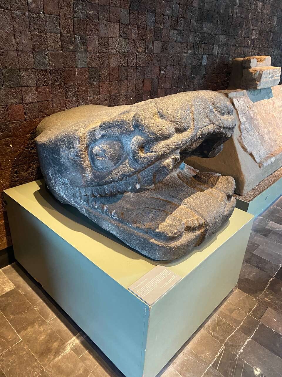WIDE Mexican Snake statue | The Orthodox Snake Writing Agency