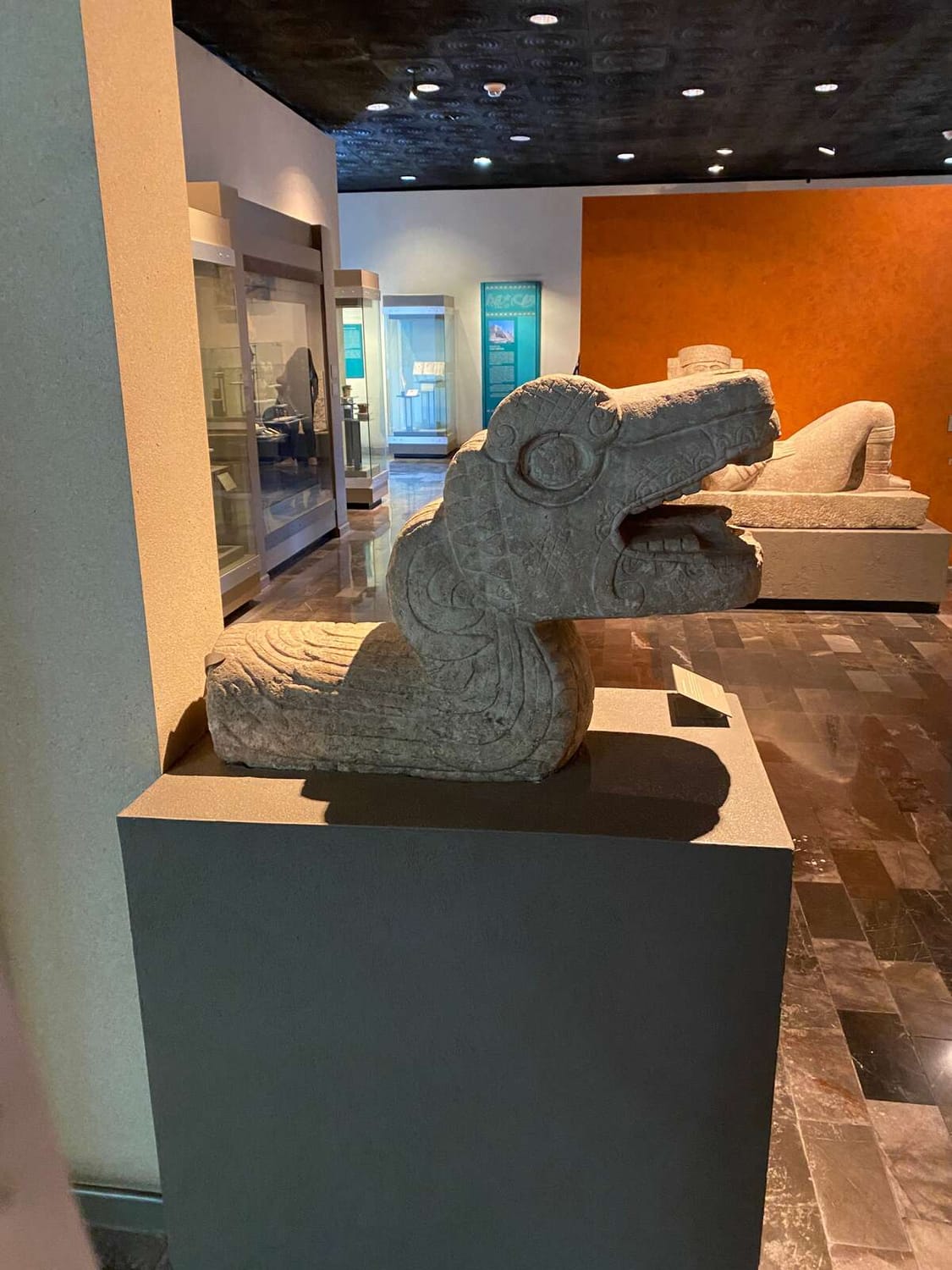 Big Stone Snake from Ancient Mexican temple | The Orthodox Snake Writing Agency