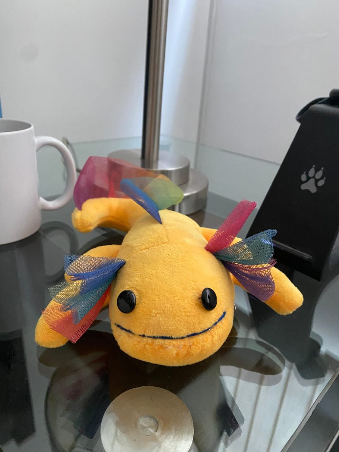 Dr. Boaz Goss is rewarded with axolotl plushie | The Orthodox Snake Writing Agency