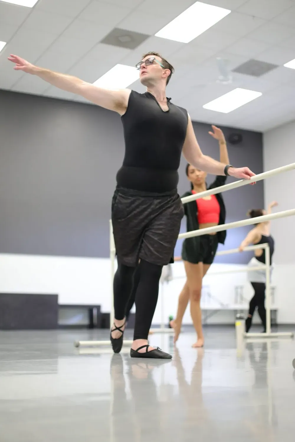 Dr. Boaz Goss at the ballet barre | The Orthodox Snake Writing Agency