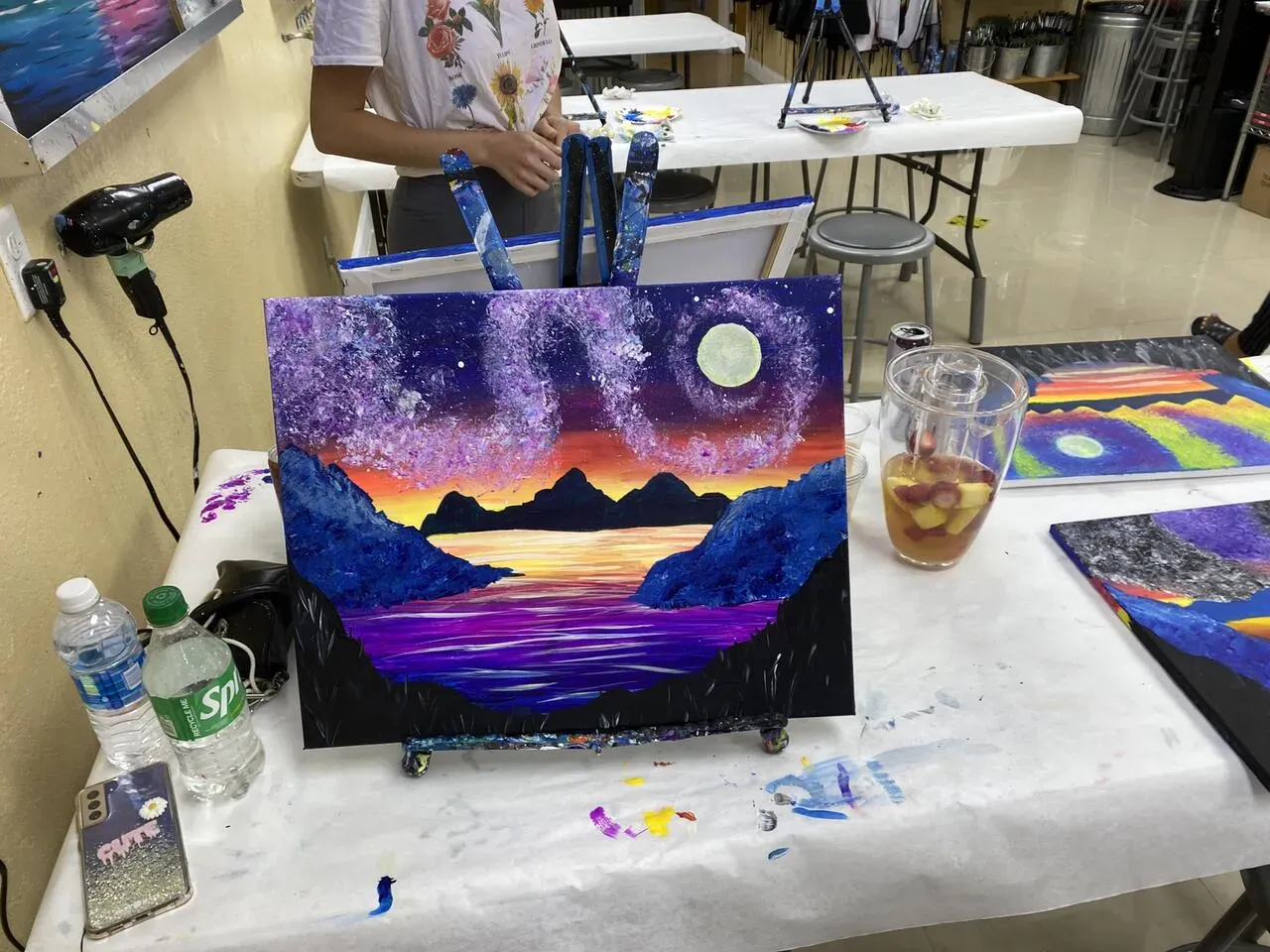 A friend's Painting with a Twist painting | The Orthodox Snake Writing Agency