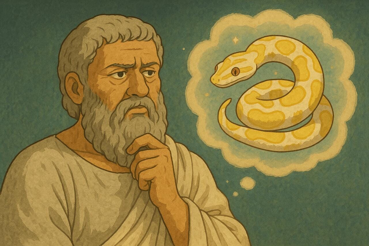 Plato considers the Ideal Form of Snake | The Orthodox Snake Writing Agency