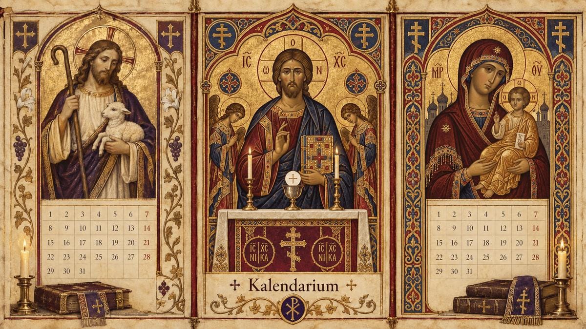 Our Kalendarium (Three-Panel Lectionary Calendar)