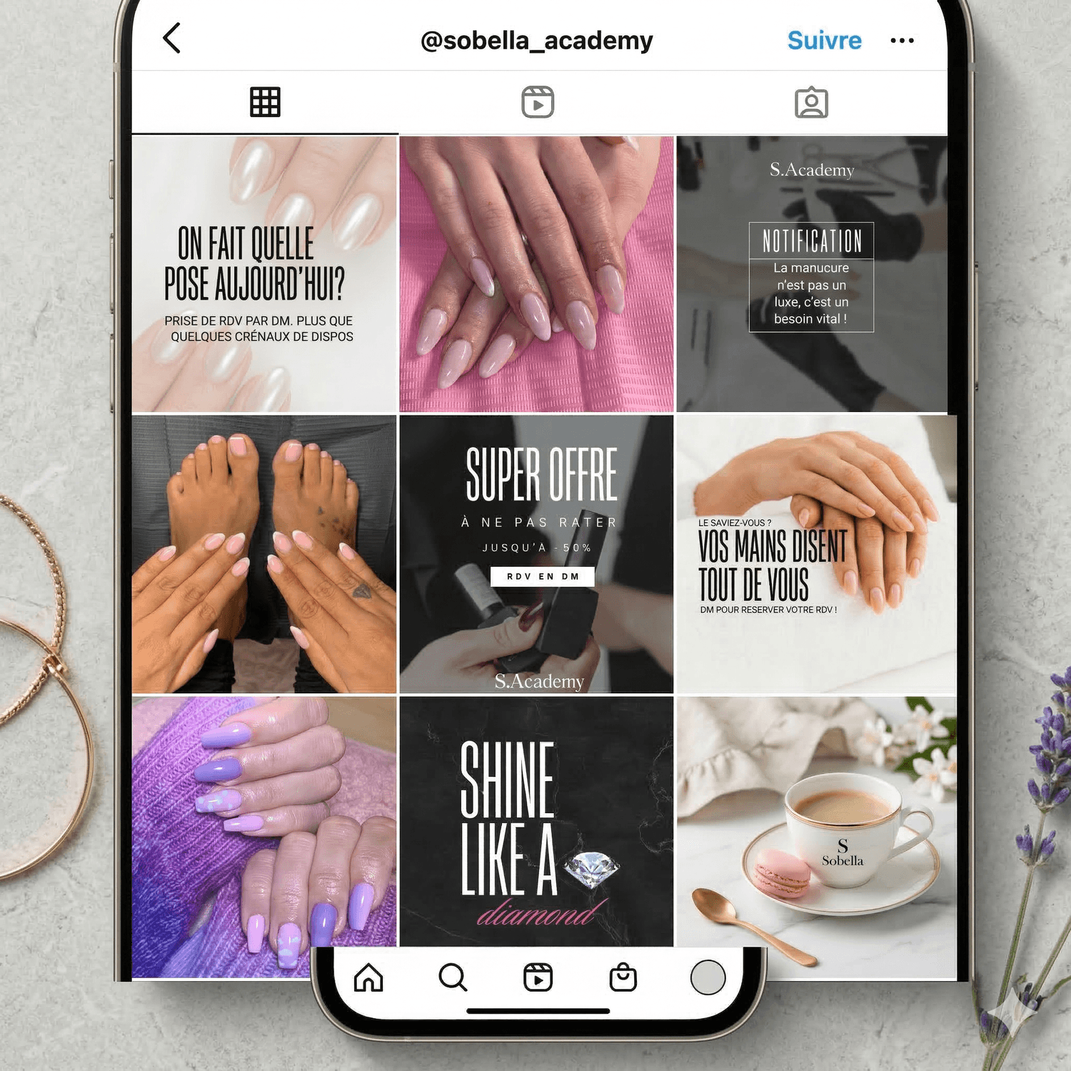 Mockup Instagram - Pack S.Academy