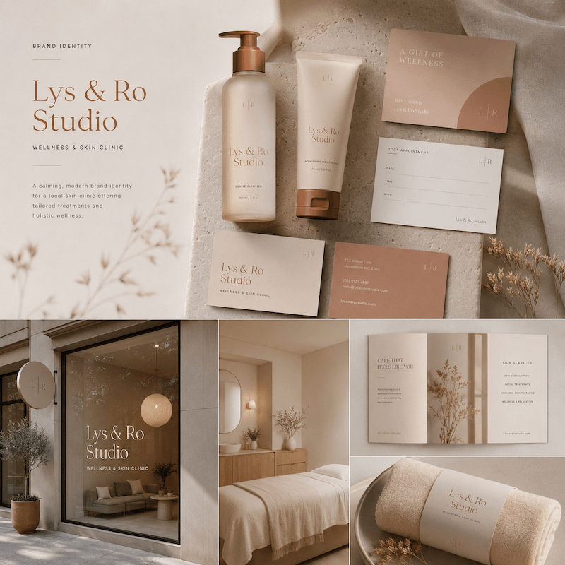 Lys & Ro Studio brandidentitet