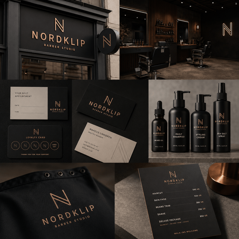 Nordklip brandidentitet