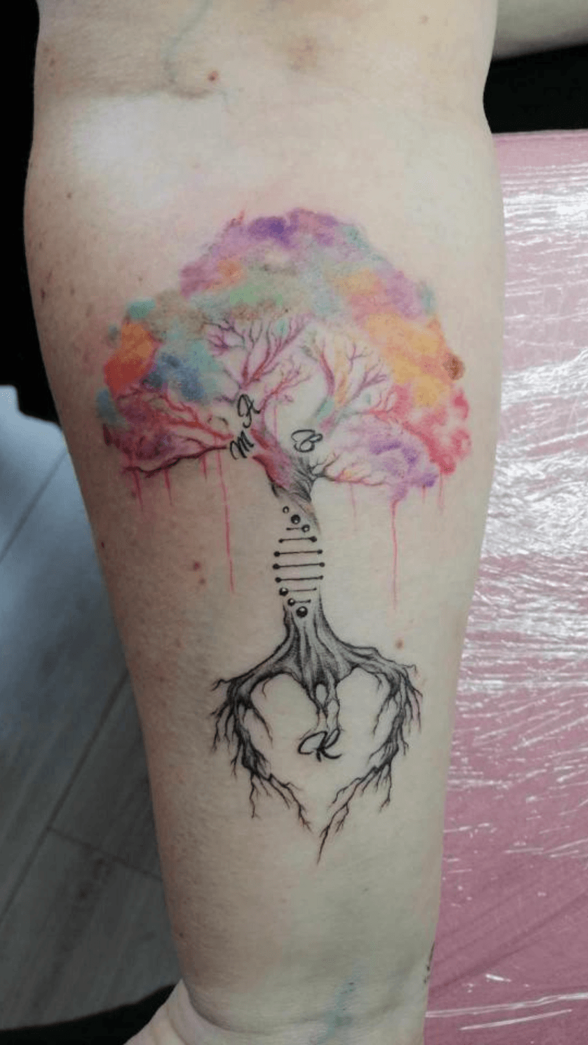 Tatouage après