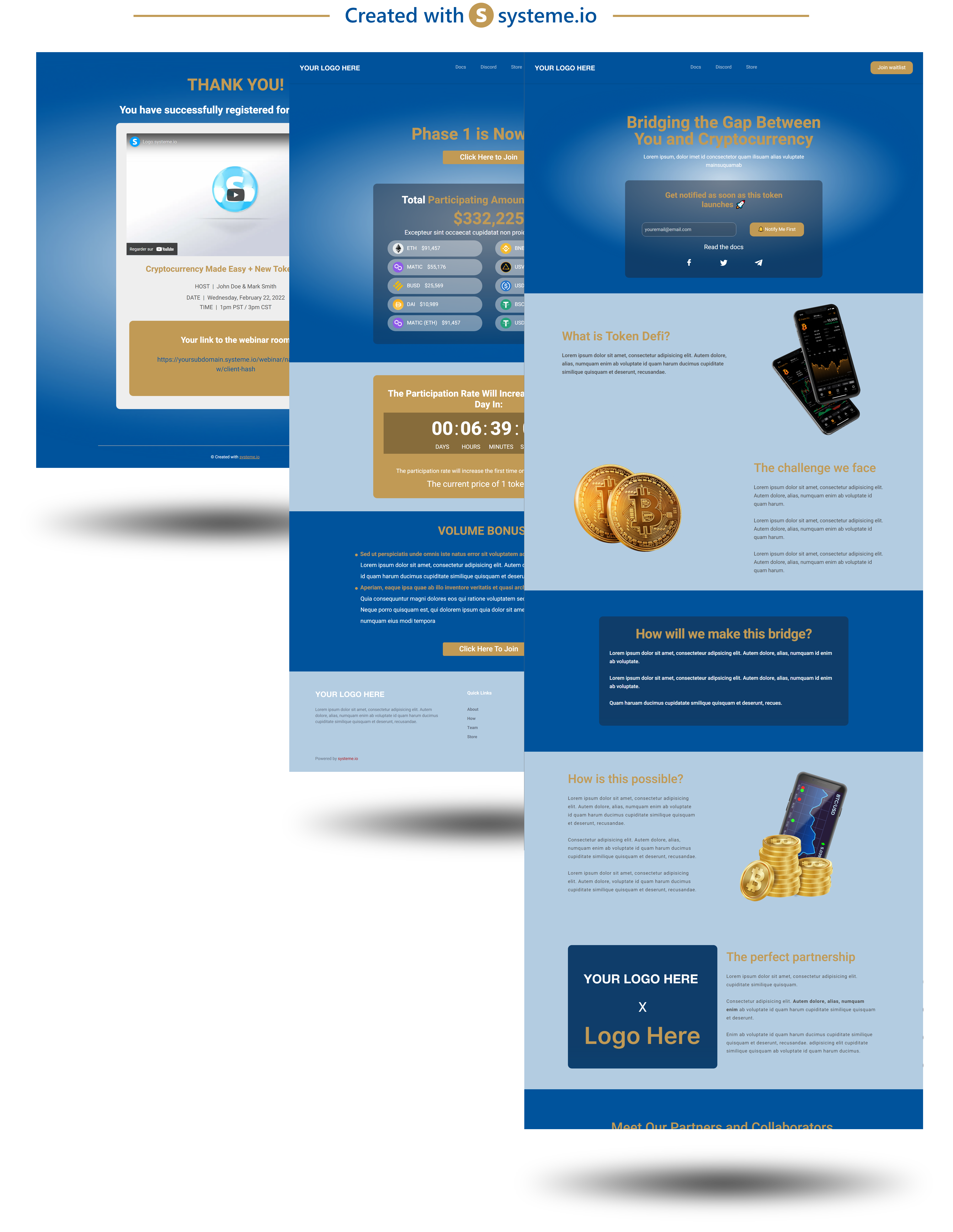 FREE TEMPLATES: Steal all the pages from Tai Lopez's Radioshack Crypto Funnel!