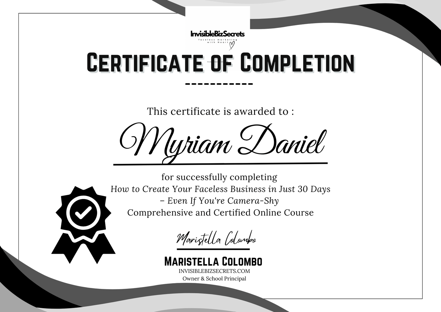 faceless brand certification