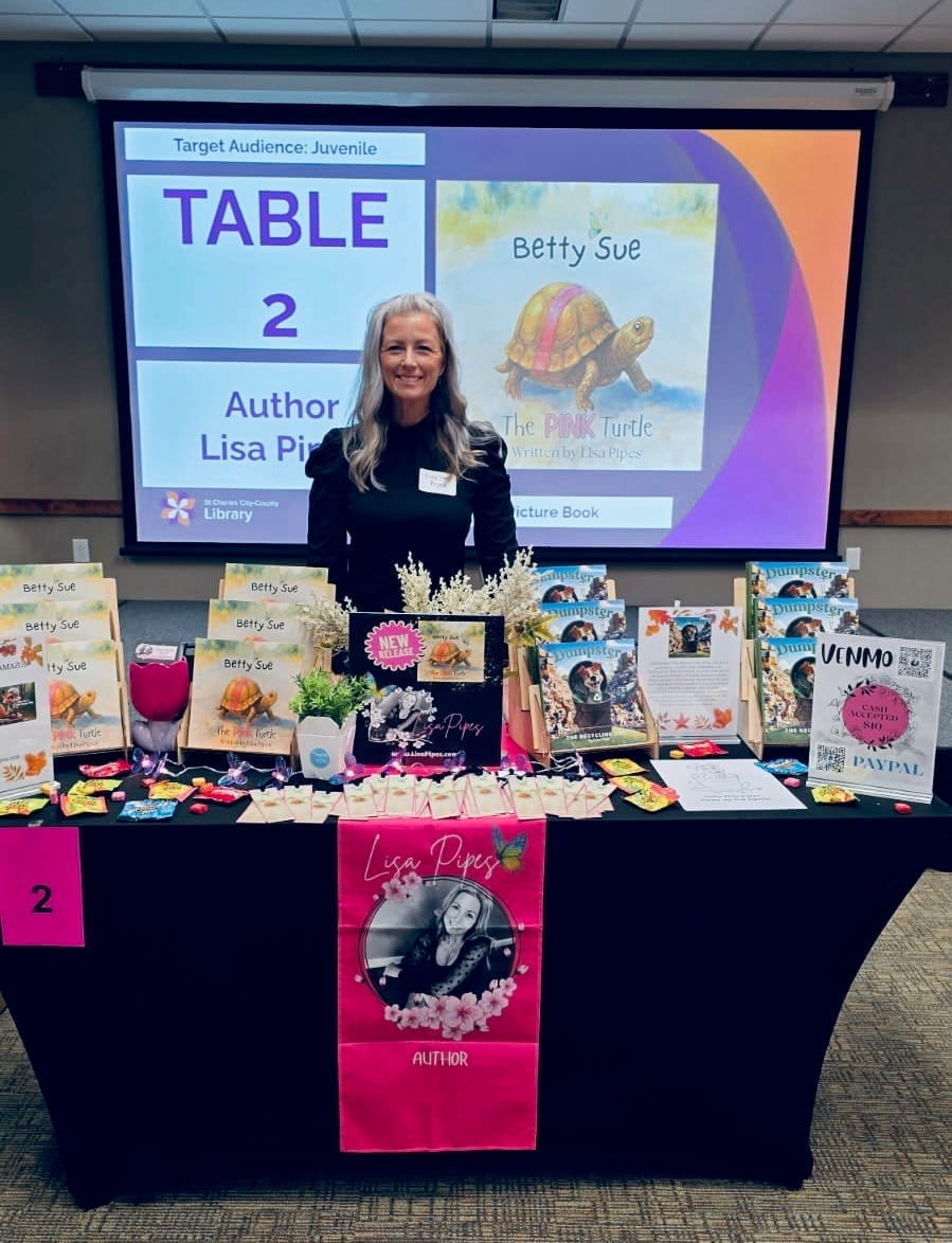 Lisa Pipes at Saint Charles Author Showcase 2025