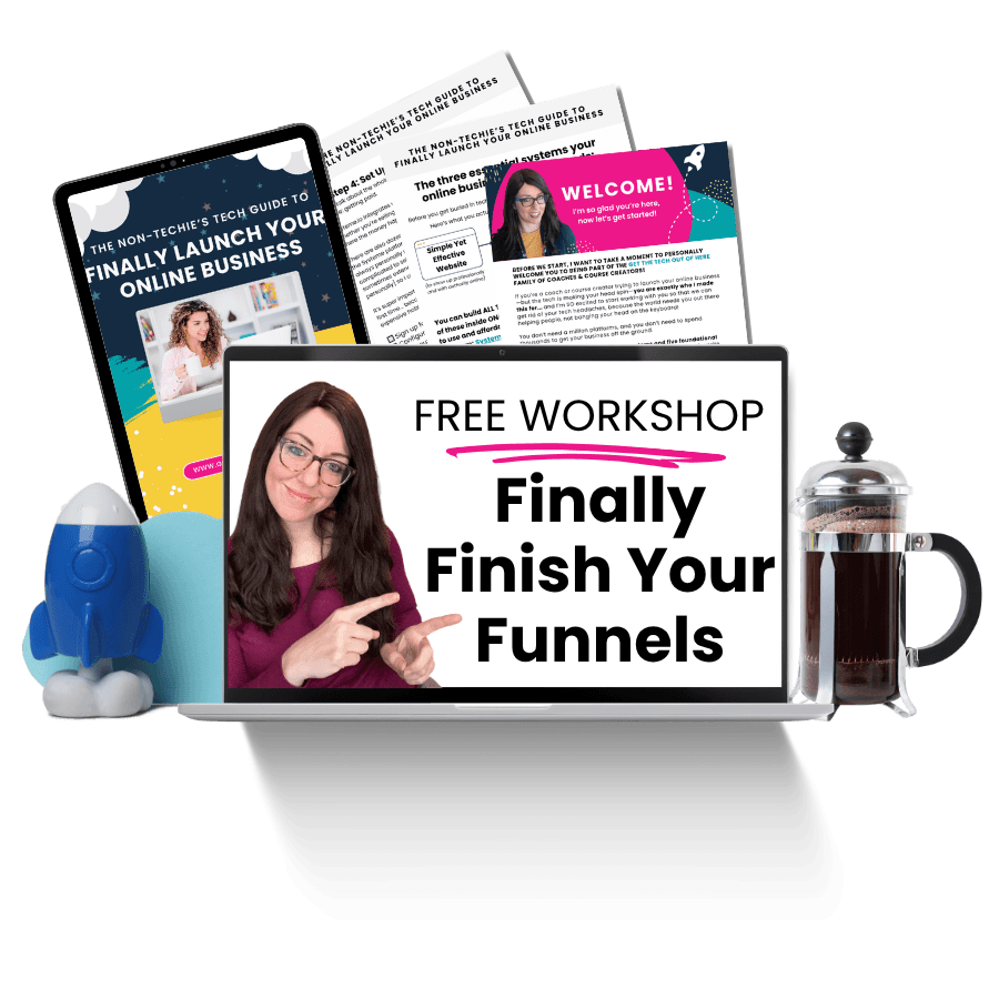 Finally Finish Your Funnels workshop mockup