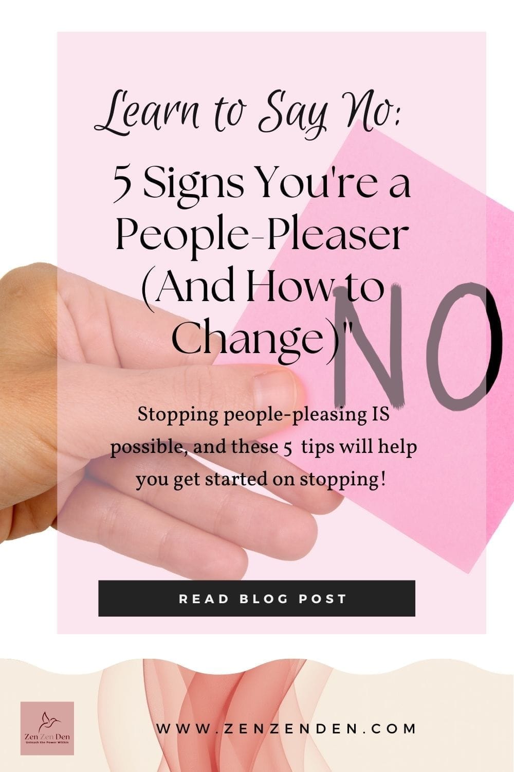 Learn to say NO! 5 signs you're a people-pleaser (and how to change). Simple ways to understand codependency, people-pleasing, and how you can stop. 