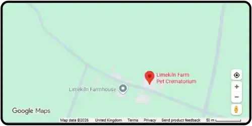 Map showing Limekiln Farm Pet Crematorium in Stroud GL6 7LR Gloucestershire