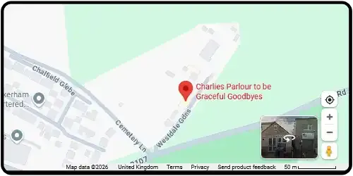 Map showing Graceful Goodbyes Pet Crematorium in Bradford-on-Avon BA15 1TS Wiltshire