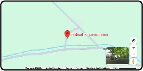 Map showing Redford Pet Crematorium in Arbroath DD11 2RE