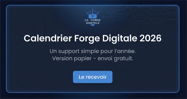Lien vers le calendrier de La Forge Digitale