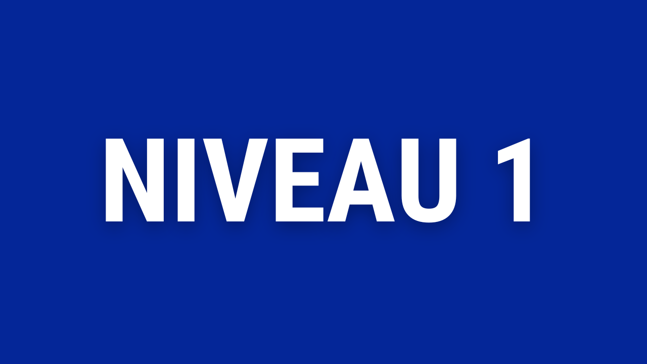 Aller au niveau 1