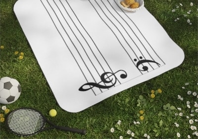 What can I do with a Music Staff Rug